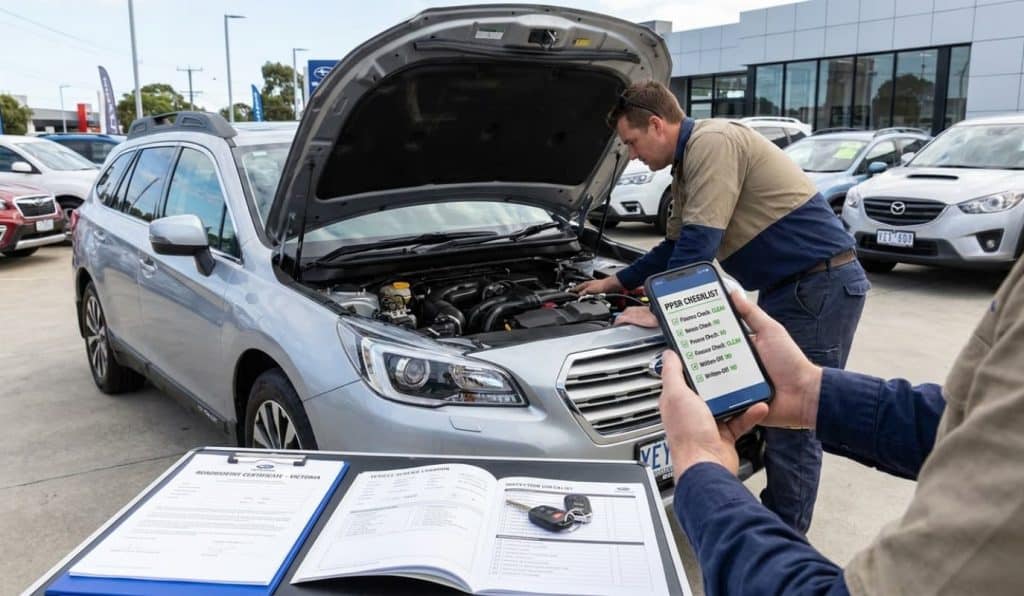 PPSR check and inspection before buying a used car