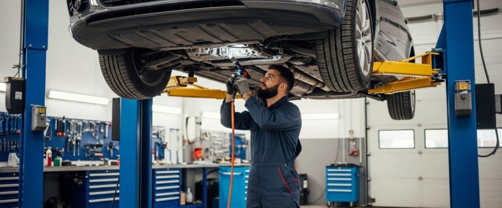 pre-purchase inspection of a used car