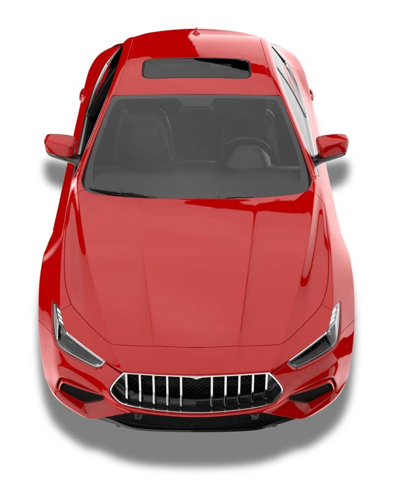 Red sports coupe from the Elite Motors Noble Park used car range